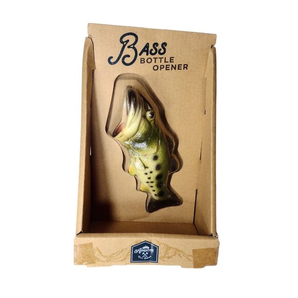 Adventure is Out There Bass Fish Bottle Opener NEW Novelty Handheld - Picture 2 of 5